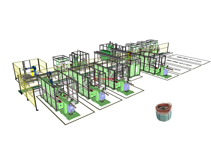 新能源扁線定子生產線